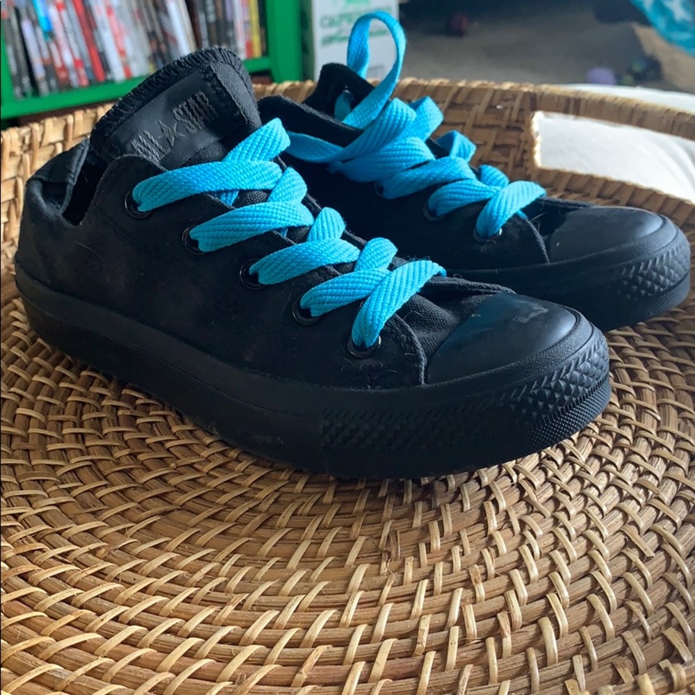All black All Star Converse